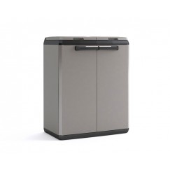 Mobile da esterno per la raccolta differenziata Split Recycling Basic 68 x 39 x 85 h Grigio